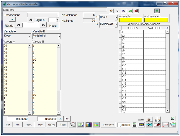 Statistiques basiques